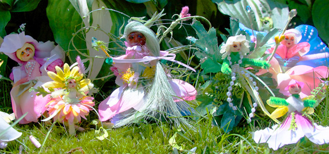 Holiday & Hearth Holiday and Hearth Lisa Novelline Midsummer Summer Solstice Group of Fairies