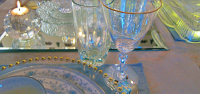 Holiday & Hearth Holiday and Hearth Lisa Novelline Lisa Anne Novelline author writer The Dance of Spring craft blog creative blog creativity decorator blog festival celebration seasons nature blog Winter Christmas Yule yuletide Winter Solstice December gorgeous icy crystal winter tablescape decor glassware